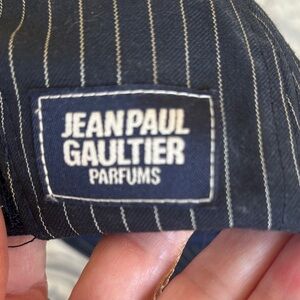 Jean Paul Gaultier Navy Pinstripe Cap